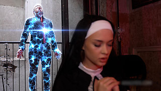 Halloween 2025 ! Young Nun Sinister Fucking with an Incubus