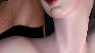 3D Huge Boobs Slut Cheating with Her Fat Big Dick Boss