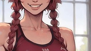 My New Girlfriend Taboo Hentai Game Ep.8 Caught My Best Friend GF with a BBC in the Gym Shower!