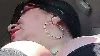Sharing My Tits in Outdoor Public Route