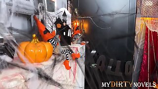 Witch Makes Deep Blowjob, Handjob, Titjob And Anal