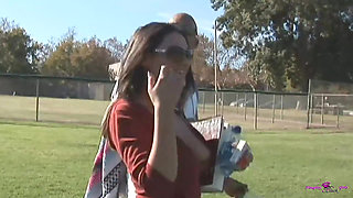 A Cute Babe with Big Natural Tits Randomly Picked up for a Heavy BBC Drilling.