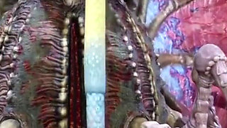 Busty doctor fucked by Lovecraftian monster