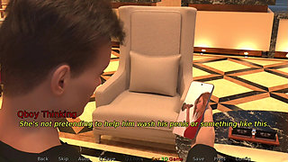 In the Hotel Toilet Hot Wife Giveing Handjob to Stranger - New Neighborhood - Ep07