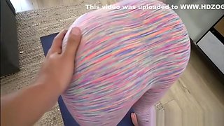 BIg Tits Blonde Step Mom Fucked By Step Son After Yoga POV