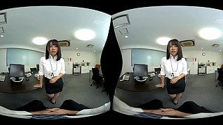 Smartphone Captivates Busty Coworker Part 1 - Asian Secretary Office Sex