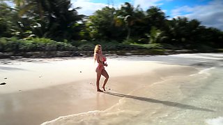 Nasty brunette pornstar with big boobs
