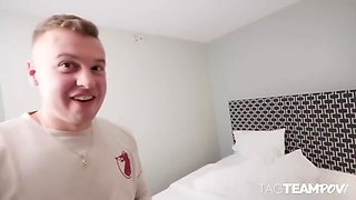 Covered In Cum After Hardcore Threesome Sex With Victoria Lit