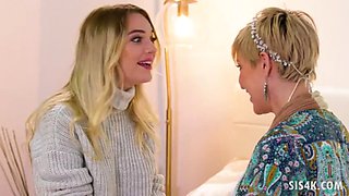 Spiritual lesbian sex with Kenna James and Ryan Keely