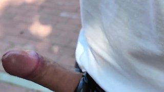 Latex Roller Skating Model Fucked by a Random Stranger