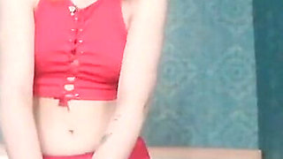 Home Morning With Striptease and Masturbation With Orgasm