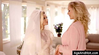 Bride Gets Seduced by Older Stepmom Before Wedding - Julia Ann