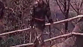 This Italian Slut Sucks and Takes the Cocks of Three Hunters