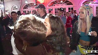 Mardi Gras Party Girls Flashing in Public - SpringbreakLife