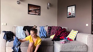 Amateur Blond Give Nice POV Blowjob