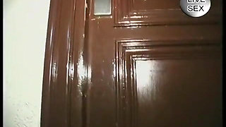 Shibari bondage milf drilling pussy with candles after pissing in the bowl