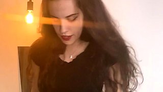 Big boobs milf masturbates with her dildo