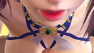 Nakai Yukino Pool Party in a Bikini No Hands Blowjob Wet Titjob and Face Cumshot with Sitting Handjob in 3D Hentai