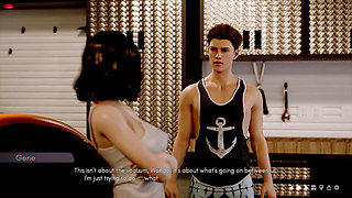Ms. Denvers - V0.11 Part 1 - Wanda and Gene kissed and exchanged spit - Highlight