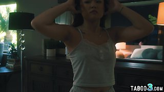 Old prof surprising a petite asian teenage