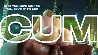 Amazonium Intense Rough Cowgirl Ride: Sweet Tight Ass Bouncing Hard, Thirsty Cheeks Craving Cum