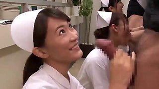 5 Japanese nurses sucking a cocks ft. Yui Hatano: Blowjob, Milf  Asian Porn
