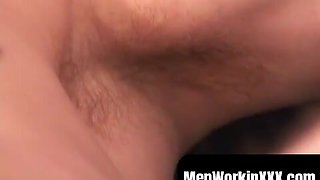 MenWorkinXXX.com - Tattooed stallion jerks off his cock in passionate and intense solo act