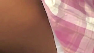 Skinny Ebony Teen Takes off Uniform to Fuck Better