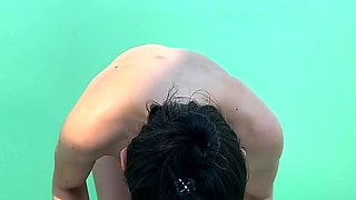 Amateur real small titted party teen slammed in gym class