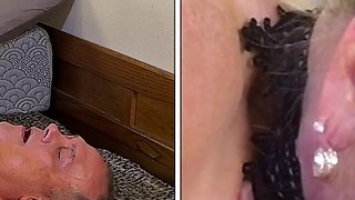 A Fantastic Granny Deep Throated Cocksucking & Male Nipple Sucking Adventure