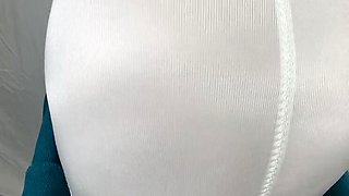 Hot Mature Granny Shows Off Her Big Natural Tits in Vintage Corset & Stockings - Foot Fetish Fun