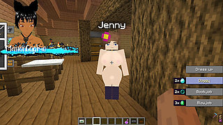 The Jenny mod Fapcraft Minecraft - Its jenny and she is getting fucked by the warden and his massive cock