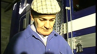 A Sexy, Sexy, Gang-bangy Truck Driver!