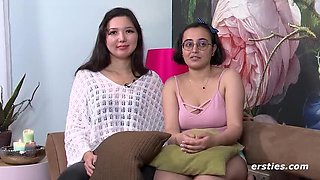 German Amateur Lesbians Toy Play with Big Tits Brunette - Hot HD Pussy Licking and Cumming