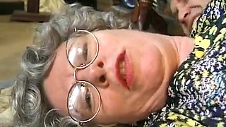 Cum Eating German Granny Likes to Play with Big Cock