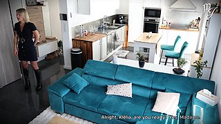 Part 1: Surveillance of My Slave: Disobedience, Ruined Orgasm, and Reprimand - Mistress Julia