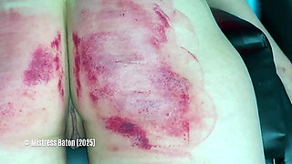 Strapping with Leather Bondage & Spandex