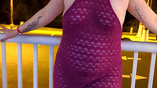 Hot Wife Showing off at the Resort!