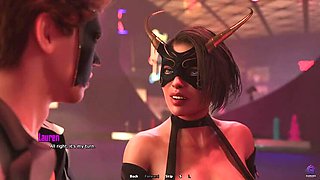 Horny Stepmom Fucks Stepson in Public - Hot 3D Hentai Threesome with Big Tits MILF