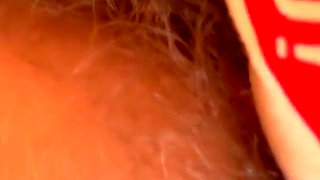 Big Feet and Hairy Bush in Panties