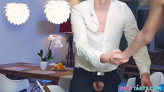 Blonde Cutie Cheats on BF with Hardcore Blowjob and Doggy Style