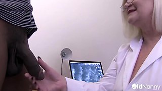 Lacey Starr - Busty Blonde Gets Fucked By Big Black Cock