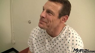 MOFOZO.com - Horny Doctor With Big Tits Sucks The Dick!