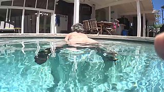 Over/underwater Pool Shots and a Long, Slow-mo Outdoor Shower