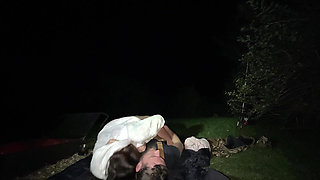Getting Fucked Out at the Camp Site in the Open!