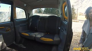 Fake taxi Super Sexy french black stunner has snatch pounded by italian stud