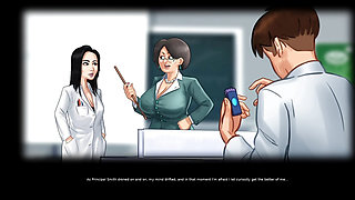 Summer time fucking with teacher in classroom