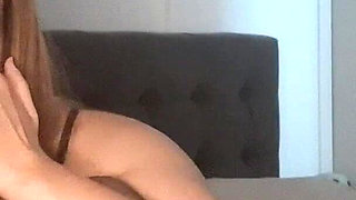 Smoking with Buttplug While Fingering Myself