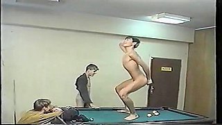Vintage Blonde Boys Fuck In Pool Room