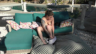 Casting with Tattooed Girl Reene Rose